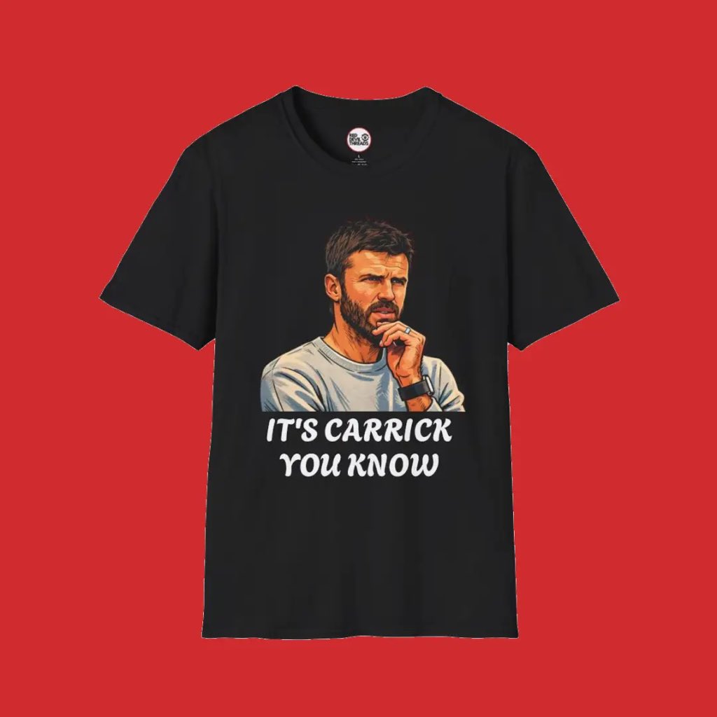 reddevilthreads's tweet photo. It’s Carrick You Know

Back the Red Devils with the It’s Carrick You Know T-Shirt by @reddevilthreads https://t.co/ZyHaqI1dPR