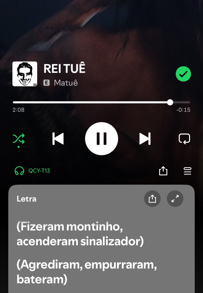 aqlfefe's tweet photo. o audio final de rei tuê voltou🙏 https://t.co/ggSAFVdJah