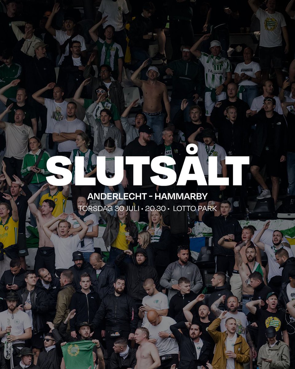 hammarbyfotboll's tweet photo. Plåtarna på Hammarbys sektioner är nu slutsålda! 

#Bajen https://t.co/OQeBVQaCKT