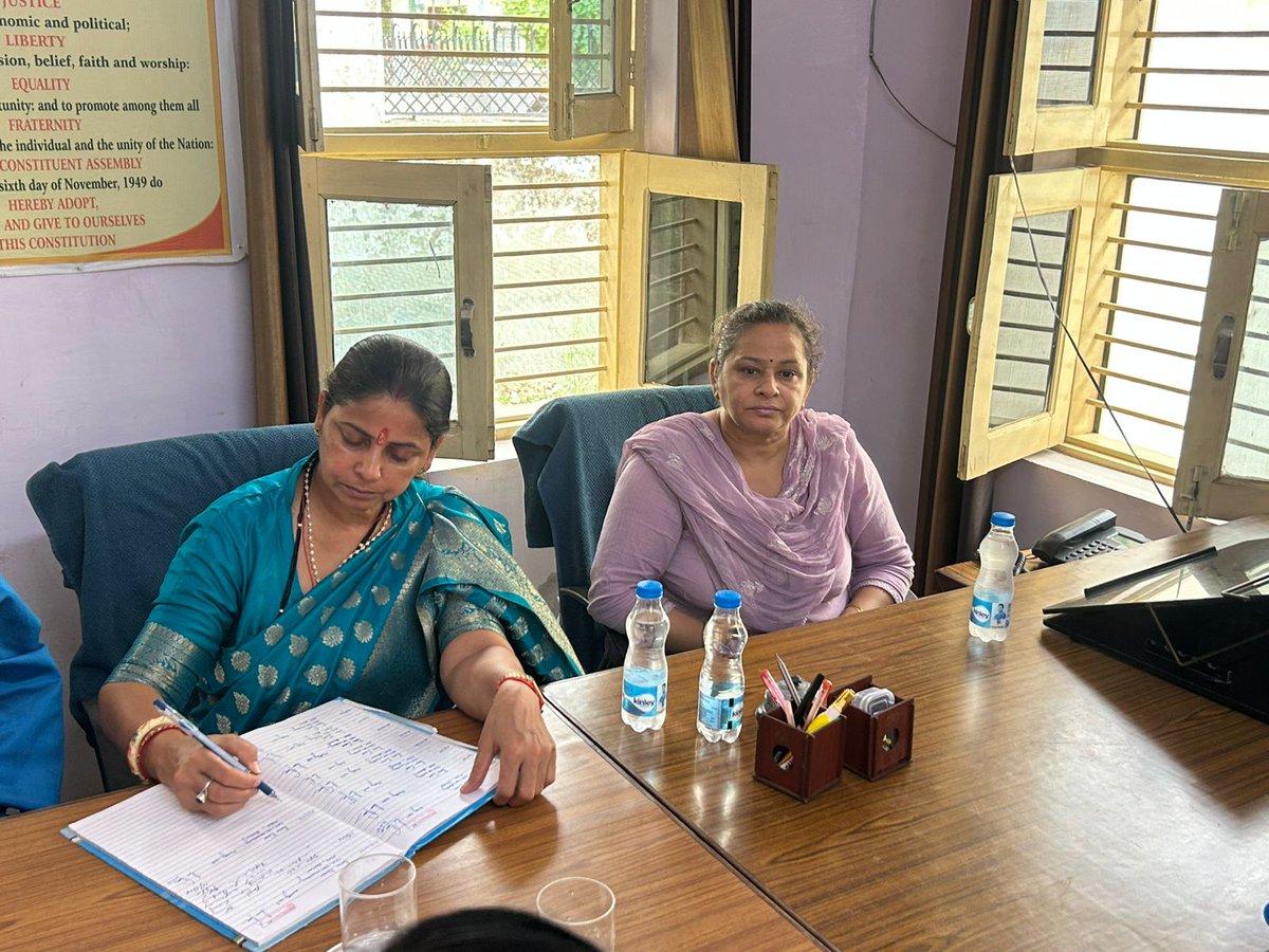 AyogMahila's tweet photo. Vice Chairperson, HSCW Inspected One Stop Centre, Bhiwani on 02.07.2026 https://t.co/UH9AxOHeWC