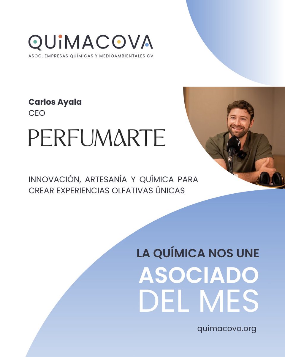 QUIMACOVA's tweet photo. ⚡ Innovación, artesanía y química se unen para transformar la perfumería en experiencias sensoriales únicas.
🔗Lee el artículo completo: https://t.co/HmSPdhI3nG 
Conociendo a Perfumarte, destacamos una compañía que ha sabido combinar formulación, creatividad y experiencia de ... https://t.co/l6G9EFhep9