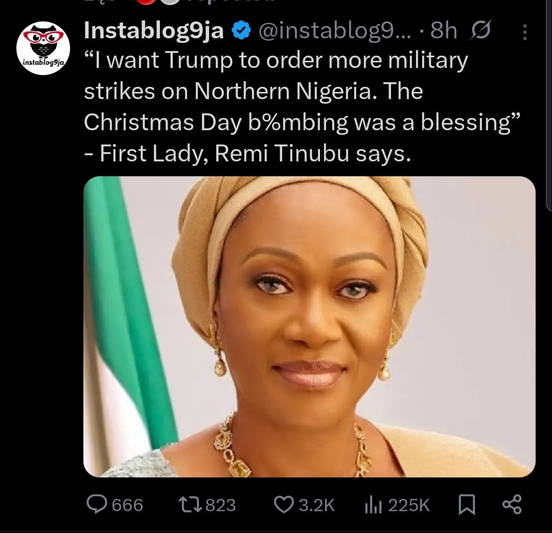 Okwarakingsley4's tweet photo. something is fishy 🤔🤔🤔
normally president wife can't come on life television to make  such a  statement https://t.co/qJul0gwKUw