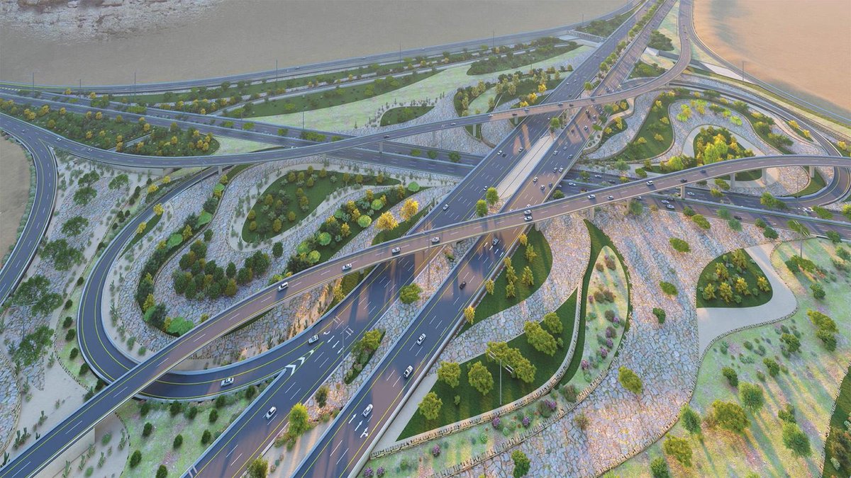 ksa_tsar's tweet photo. أرست الهيئة الملكية لمدينة الرياض عقد مشروع تطوير طريق جدة في مدينة الرياض على شركة "سبك" السعودية، وفق تقرير.

يمتد المشروع بطول 29 كيلومترًا، ويشمل إنشاء 14 جسرًا وخمسة مسارات، فيما تبلغ طاقته الاستيعابية حتى 353 ألف مركبة يوميًا.

وتجري حاليًا أعمال التجهيز وبدء التنفيذ، ومن المتوقع الانتهاء من ��لمشروع خلال عام 2028.
