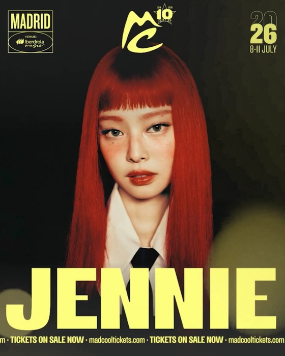 PopEmpirex's tweet photo. JENNIE's performance day at the Mad Cool Festival is Officially SOLD OUT.

Other days are still available. https://t.co/jEwnRavfKc
