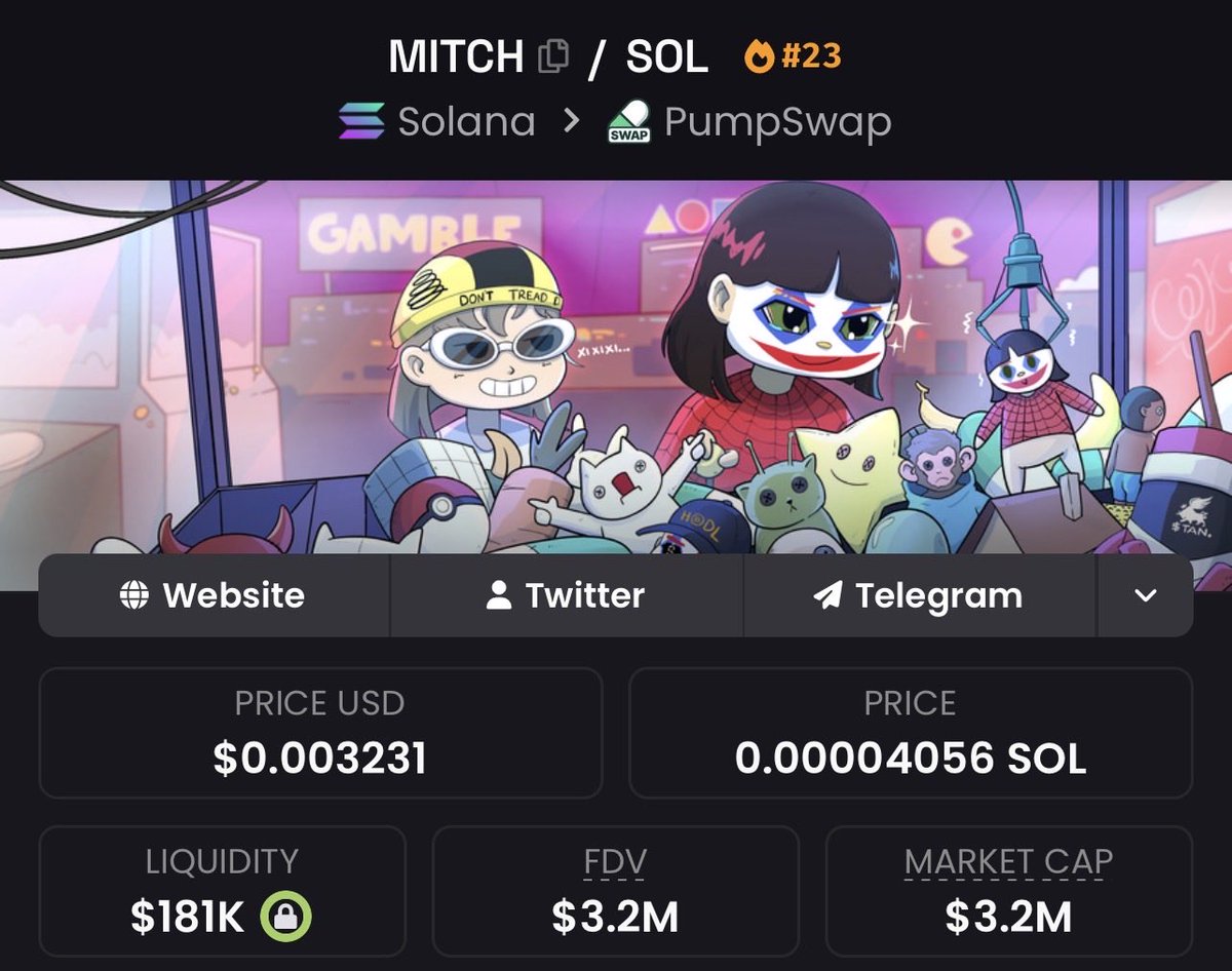 Mindof_1's tweet photo. Currently $MITCH   is at $3.1M Mcap I had already given instructions to follow me in my private .
We made a profit of 30.76x🚀
My subscribers are happy. Don't miss the next opportunity 🥇 https://t.co/09JpxZunu3