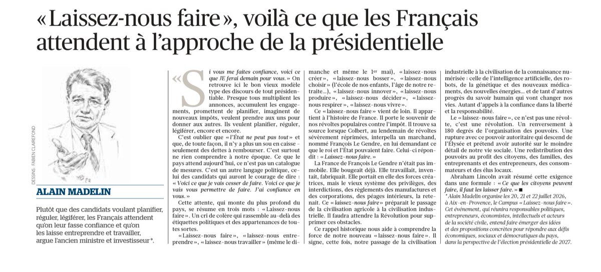 Alain Madelin tweet media