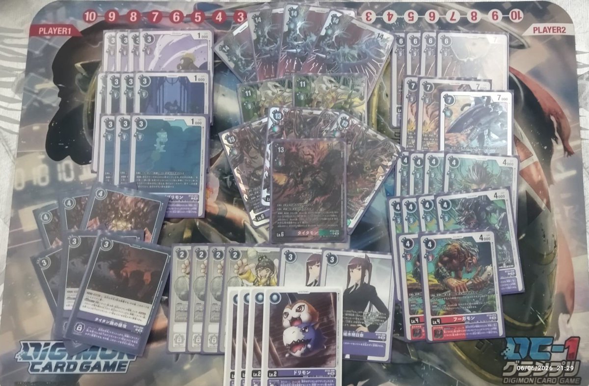 HamanoRitsu2's tweet photo. @GamersTavernBN 01/07/26
6 Tamers.
Rank🥇TITANS
Necromon⭕ 
Creepymon⭕
Rebootmon⭕ 

#DTCG #Digimontcg #デジカ #デジカ優勝レシピ #digimonmeta https://t.co/vVLvBNQo02