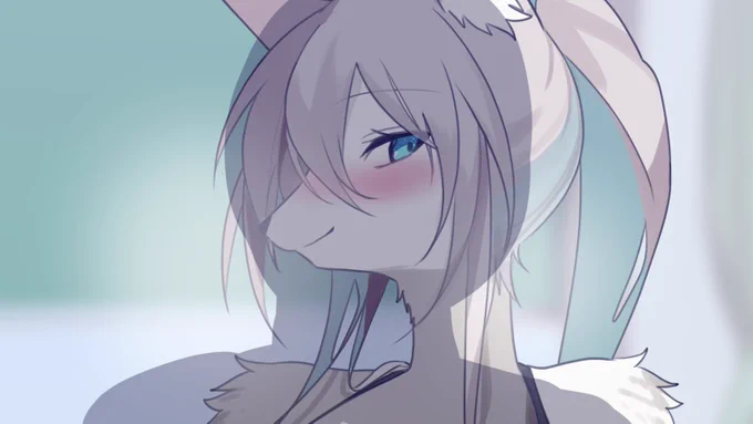 ハスキーちゃん「キミにこうされるの、私は好きだよ・・・」続きはプロフィールからどうぞ