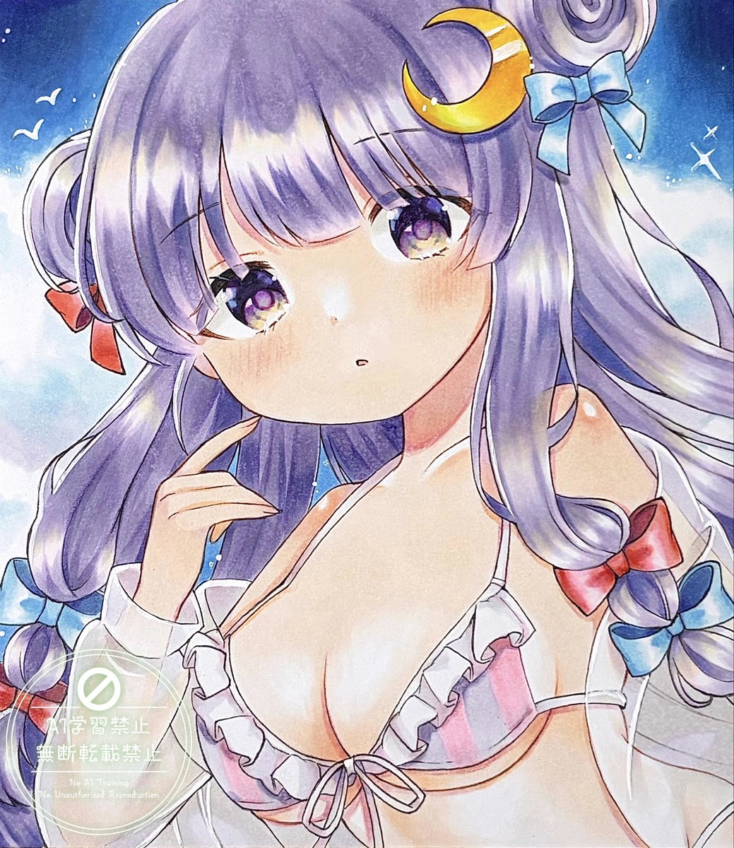 rino_uuu's tweet photo. 🏖☀️

◇ https://t.co/2xmn2lxVnc

 #パチュリーノーレッジ  #東方Project  #イラスト  #illustration  #traditionalart https://t.co/ZIlIRRpJ2d