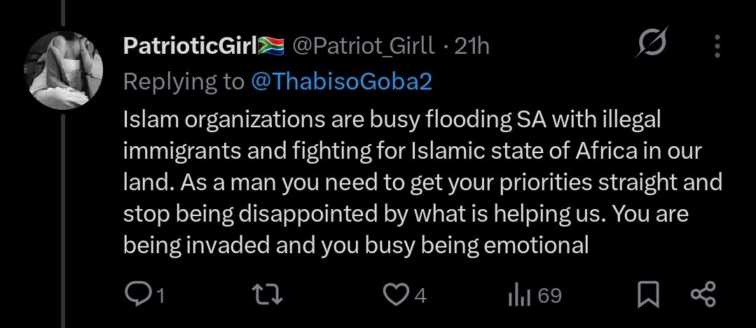 C_Blez_'s tweet photo. You are not the only one. It's the same Dudula/March&amp;March types. All these people know is hatred. And they coopt and bastardize the flag just like MAGA does with theirs. https://t.co/nzOT7lO9RQ