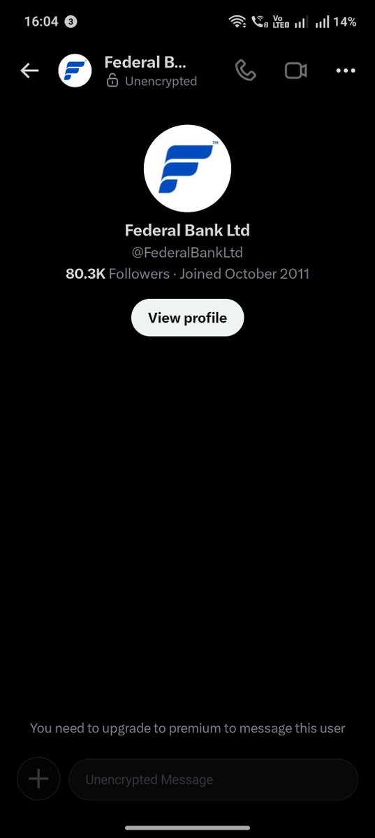 Ox_kenkaneki's tweet photo. @FederalBankLtd Asking for premium? https://t.co/Ua4CVmXXPE