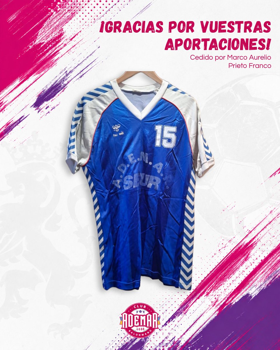 ADEMARLEON's tweet photo. 📢 Mándanos las tuyas a 70a@ademar.com 
📌 Si tienes una camiseta retro, bufanda, fotografía del Ademar... ¡No lo dudes!
📸 Hoy contamos con una selección exquisita de camisetas gracias a Marco Aurelio 

@SomosABANCA
#ademarleon #leonespaña #balonmano #asobal #handball https://t.co/3yNZJ3dNWA