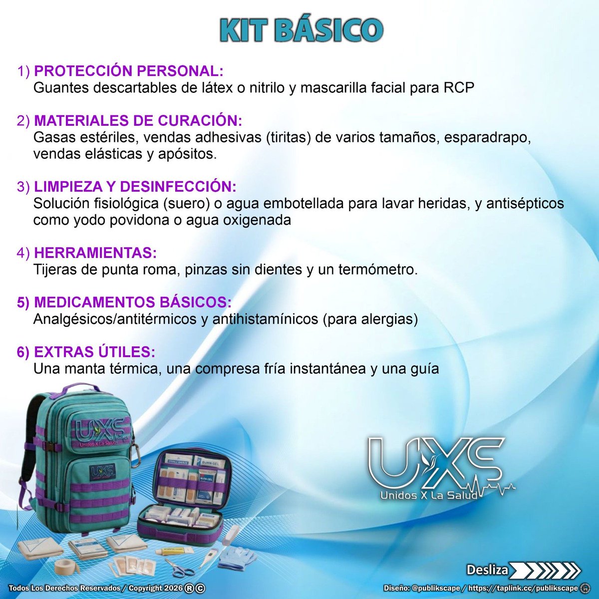 unidosx_lasalud's tweet photo. Continuación
Recuerda compartir esta información, darle like y comentar:

¿Qué tan útil te parece?

#unidosxlasalud #supervivencia #mochiladesuperviviencia #emergencia https://t.co/ELniYR8PQJ