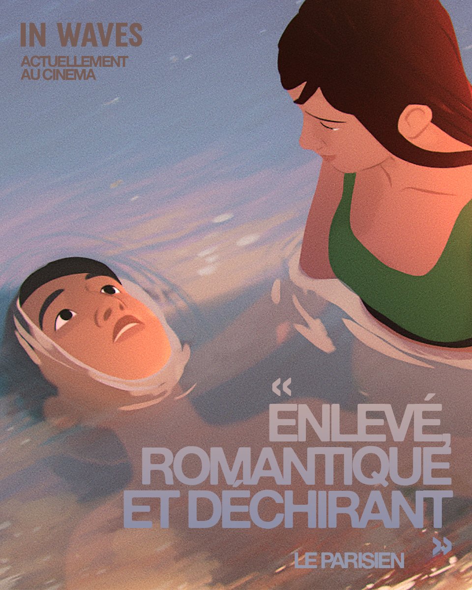 diaphana's tweet photo. IN WAVES, un film "enlevé, romantique et déchirant" (Le Parisien) à découvrir actuellement au cinéma ! 🌊 

Réservez votre place dès maintenant : https://t.co/Z2oWMcmMvE

IN WAVES, un film de Phuong Mai Nguyen, adapté du roman graphique IN WAVES d'AJ Dungo.

#InWaves https://t.co/T7aO0GQ37O