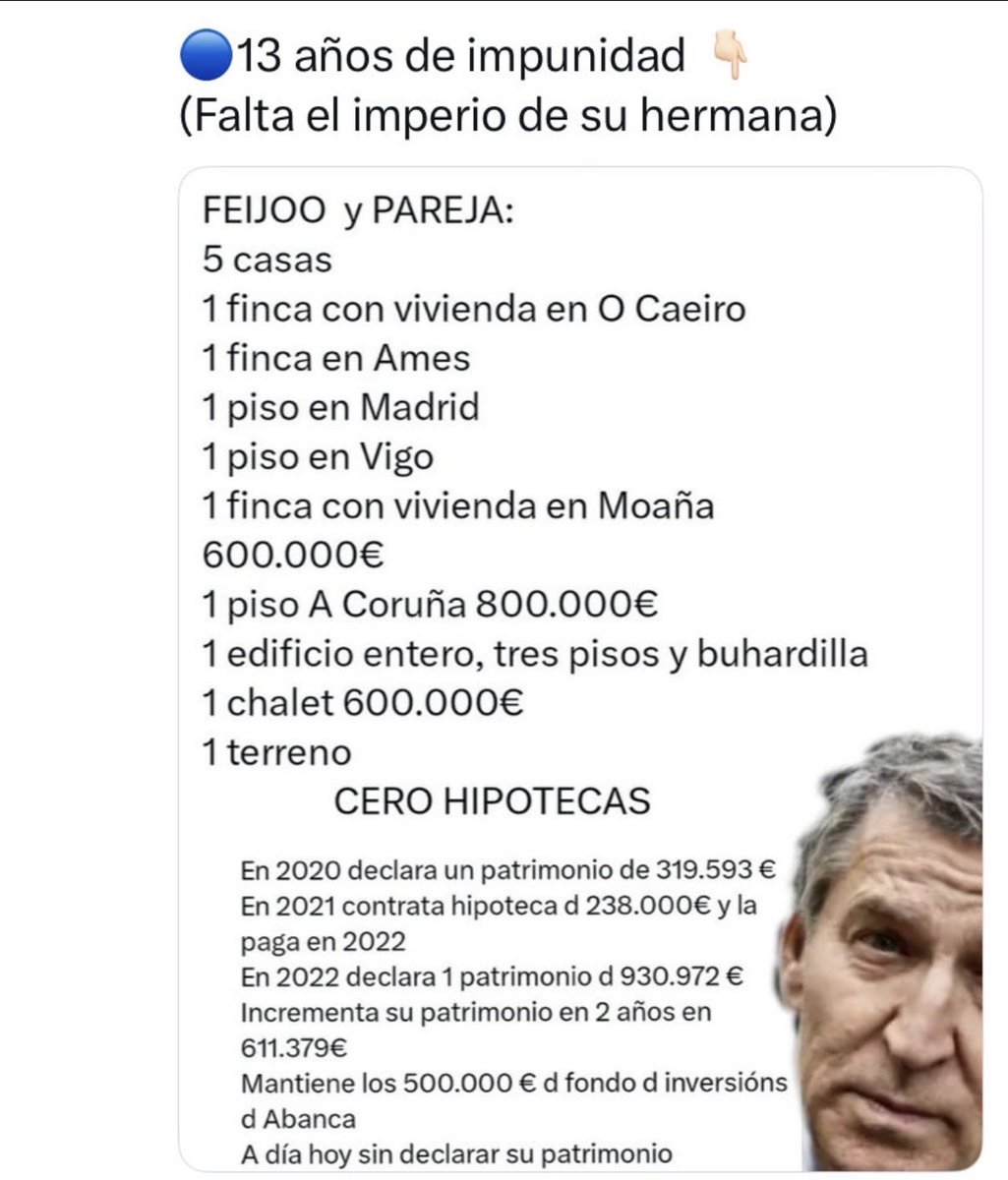 casvernimar's tweet photo. @NunezFeijoo @ppmadrid https://t.co/YFUiCYFjon