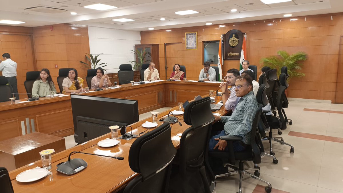 ceoharyana's tweet photo. On, 02.07.2026, ECI reviewed the SIR status of Haryana State with Chief Electoral Officer (CEO) through Video Conference (VC). All the DEOs, Addl.DEOs, EROs, AEROs-I &amp; AEROs-II attended the VC. https://t.co/g67DOSIc6l