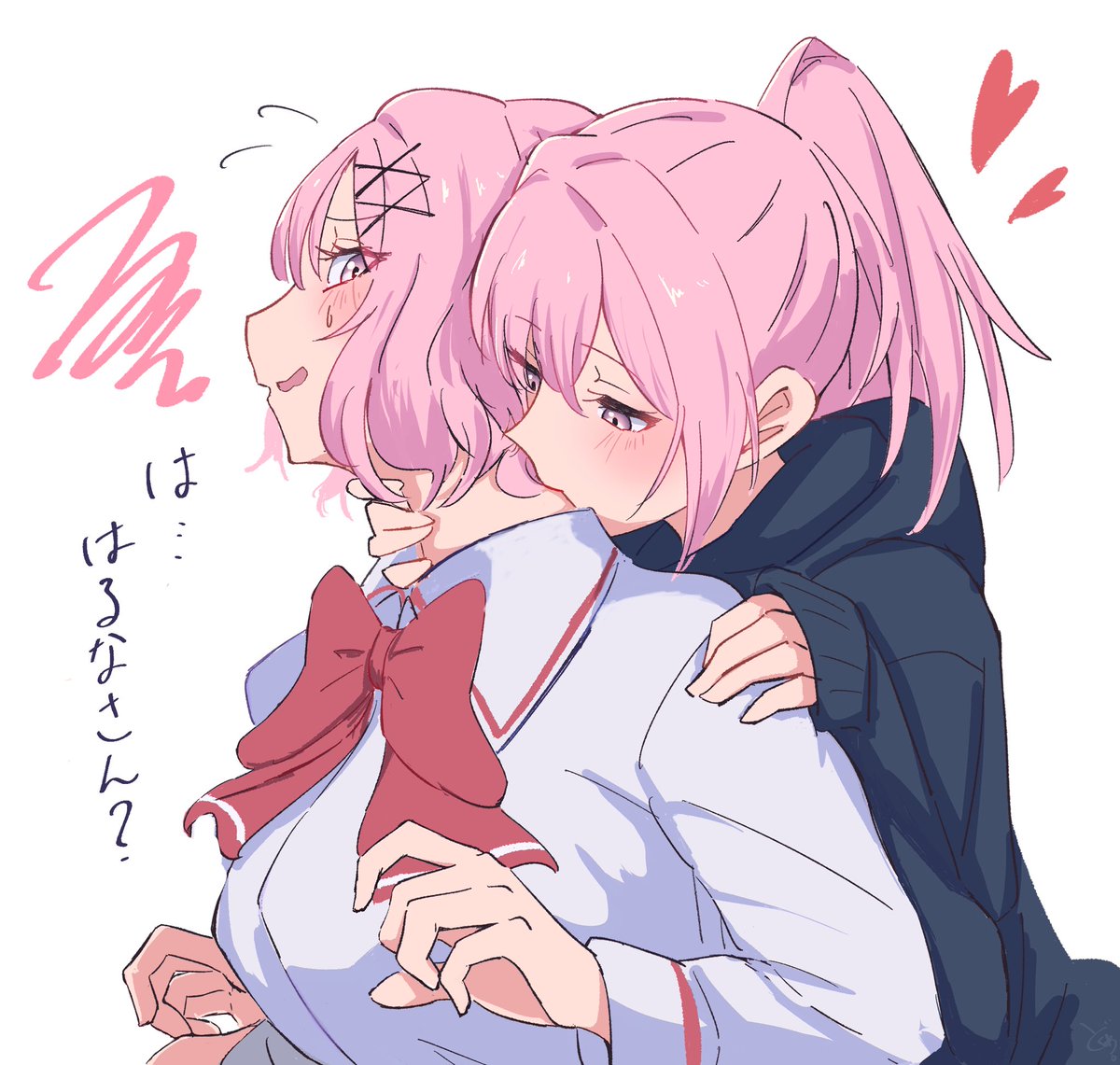 dokusai_0207's tweet photo. はるれな https://t.co/enr49NamPK