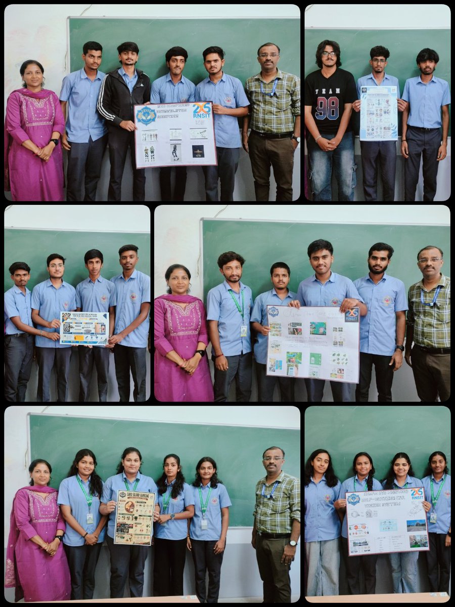 rnsit_mech's tweet photo. The Department of Chemistry and Mechanical Engineering, RNSIT, organized a Poster Presentation on "Biology for Engineers", showcasing innovative bio-inspired engineering concepts.

Faculty Coordinator: Dr. Kokila N. R.
Jury Member: Mr. Sunil B. Lakkundi
Congratulations to all! https://t.co/FjPJbDSZid