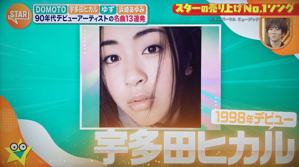 STARスター📺 スターの売り上げNo.1ソング Automatic #宇多田ヒカル