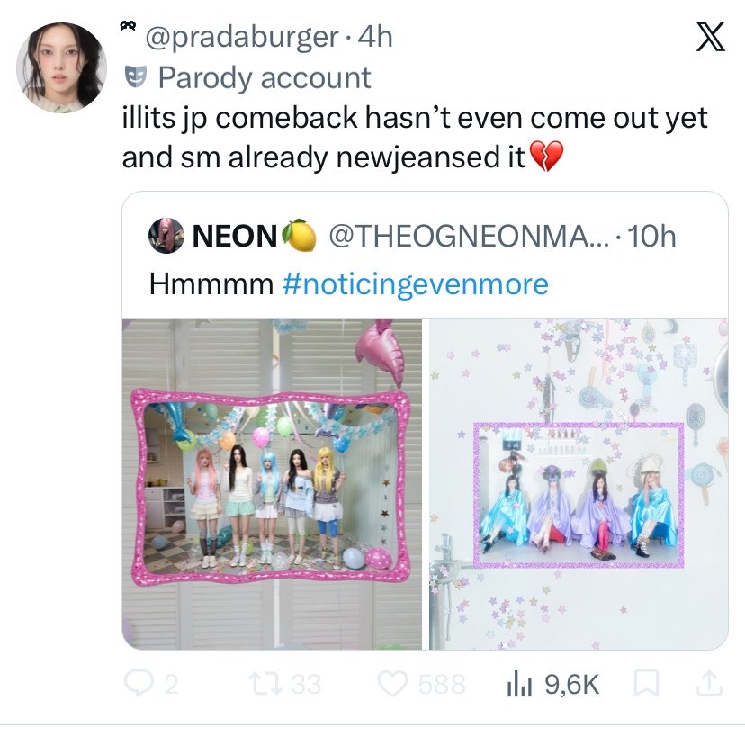 itgirlavril's tweet photo. they even steal our jokes, the copying gets to a point now 😭 https://t.co/18ZChNFmlK