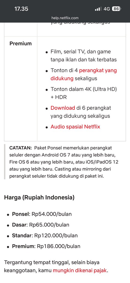 therestofmyhalf's tweet photo. Mau nanya dong guys, kalau Netflix premium yang 186rb/bln, misal sharing itu berarti sharing 4 / 6 yaa baiknya? Karena yg nnton bareng 4 device , tp bisa download 6 device

#netflixsharing https://t.co/88WXpwj6J9