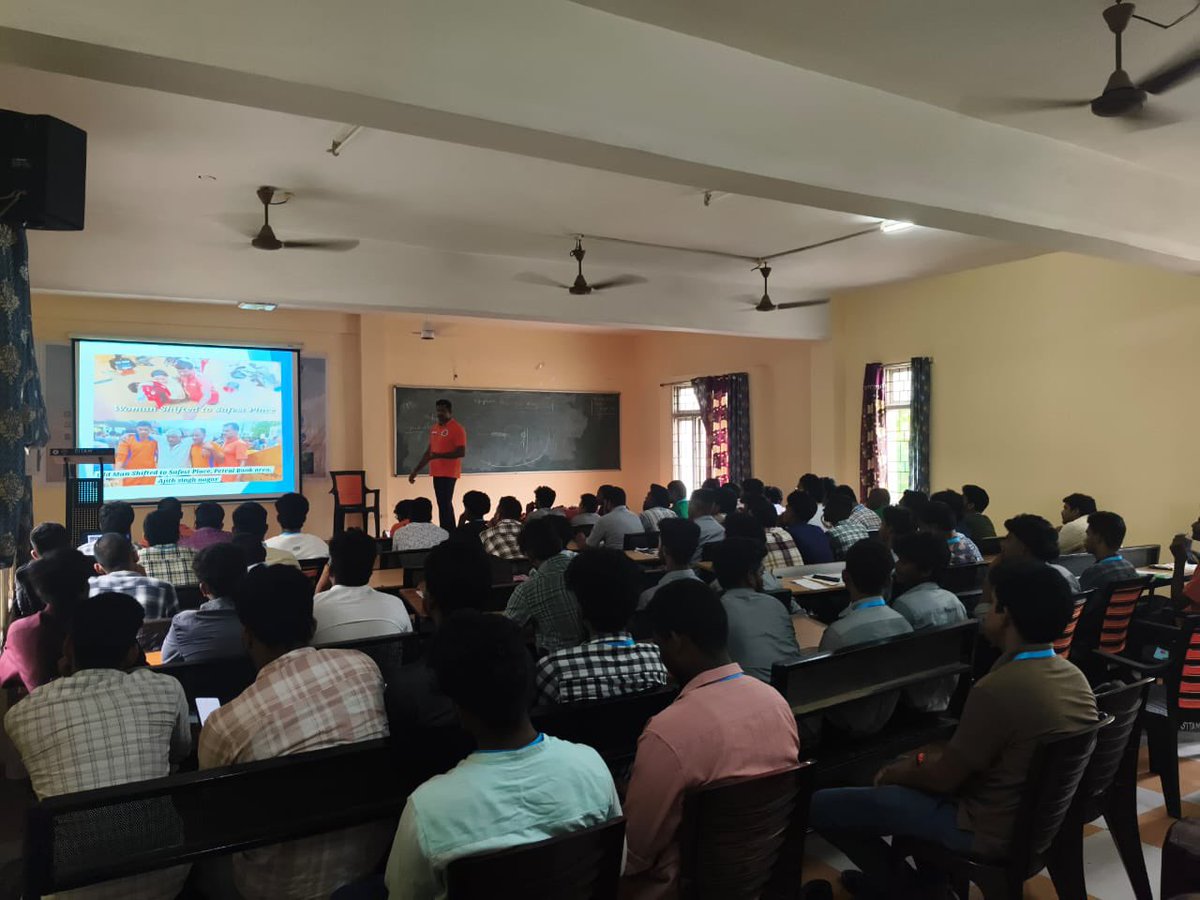 ndmaindia's tweet photo. Yuva Aapda Mitra Scheme:
Seven-day training programme for 100 NSS volunteers was successfully launched in Vizianagaram District, Andhra Pradesh, from 29 June to 5 July 2026, under the aegis of @ndmaindia and @APSDMA https://t.co/jacOa6KiG9