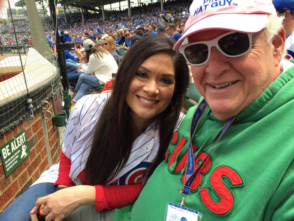 MaiReports's tweet photo. Some very sad news to share, my buddy and beloved Cubs super fan, Jim Anixter aka “The Pink Hat Guy” died Tuesday at the age of 81. His family shared the news with me and gave their blessing to share it publicly.  https://t.co/f2DKg8IP5x https://t.co/NTuvhKyugl
