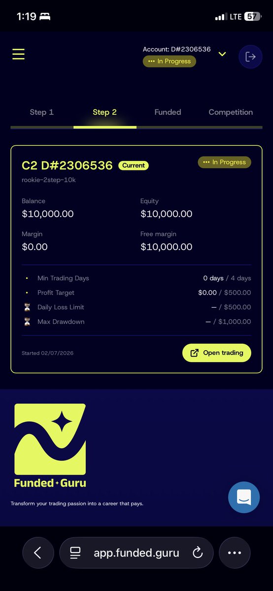 KevinHaleFX's tweet photo. This has to be my quickest passing Phase 1 on any account, due to discipline and a working strategy thanks to @financegeeek 

I would be wrong if I didn’t thank @CreativeRhay for the opportunity and @Funded_Guru for providing easy rules and a seamless trading environment 🔥 https://t.co/OkkHGlY0Vq