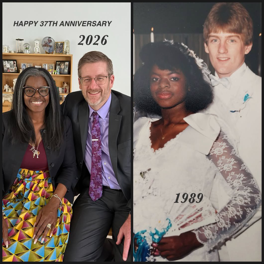skiistiredasf's tweet photo. This interracial couple celebrating their 37th anniversary. What an incredible journey!❤️ https://t.co/BukscAjmaX