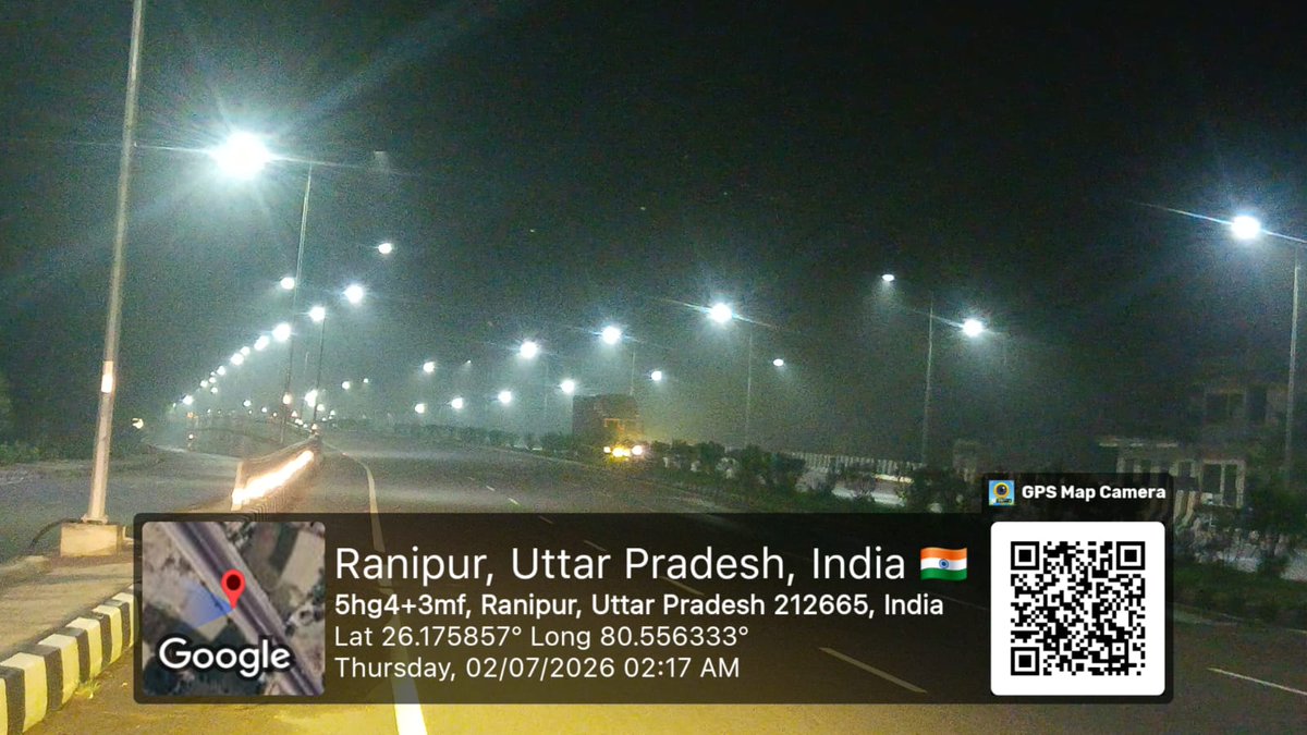 ChakeriAll61b's tweet photo. 🌃✨ आपकी सुरक्षित और सुगम यात्रा हमारी प्राथमिकता है। 🚗🛣️

चकेरी–प्रयागराज राष्ट्रीय राजमार्ग-19 पर यात्रियों की सुविधा एवं सुरक्षा को ध्यान में रखते हुए 24×7 सेवाएँ उपलब्ध हैं। 🌟

रात्रि में निर्बाध और सुरक्षित आवागमन सुनिश्चित करने के लिए पूरे मार्ग पर बेहतर प्रकाश व्यवस्था (Lighting) की गई है, ताकि हर यात्री बिना किसी असुविधा के अपने गंतव्य तक सुरक्षित पहुँच सके। 💡🚘

सुरक्षित चलें, सतर्क रहें और सुखद यात्रा का आनंद लें। 🙏

#NHAIKanpur #NH19 #RoadSafety #SafeJourney #NightTravel #HighwaySafety #Vertis #TSHPL
@NHAIROLucknow @bhardwaj804 @Avinash01418414 @AtulKum07402616 @Sunilku29999130 @SandeepPan0k6h