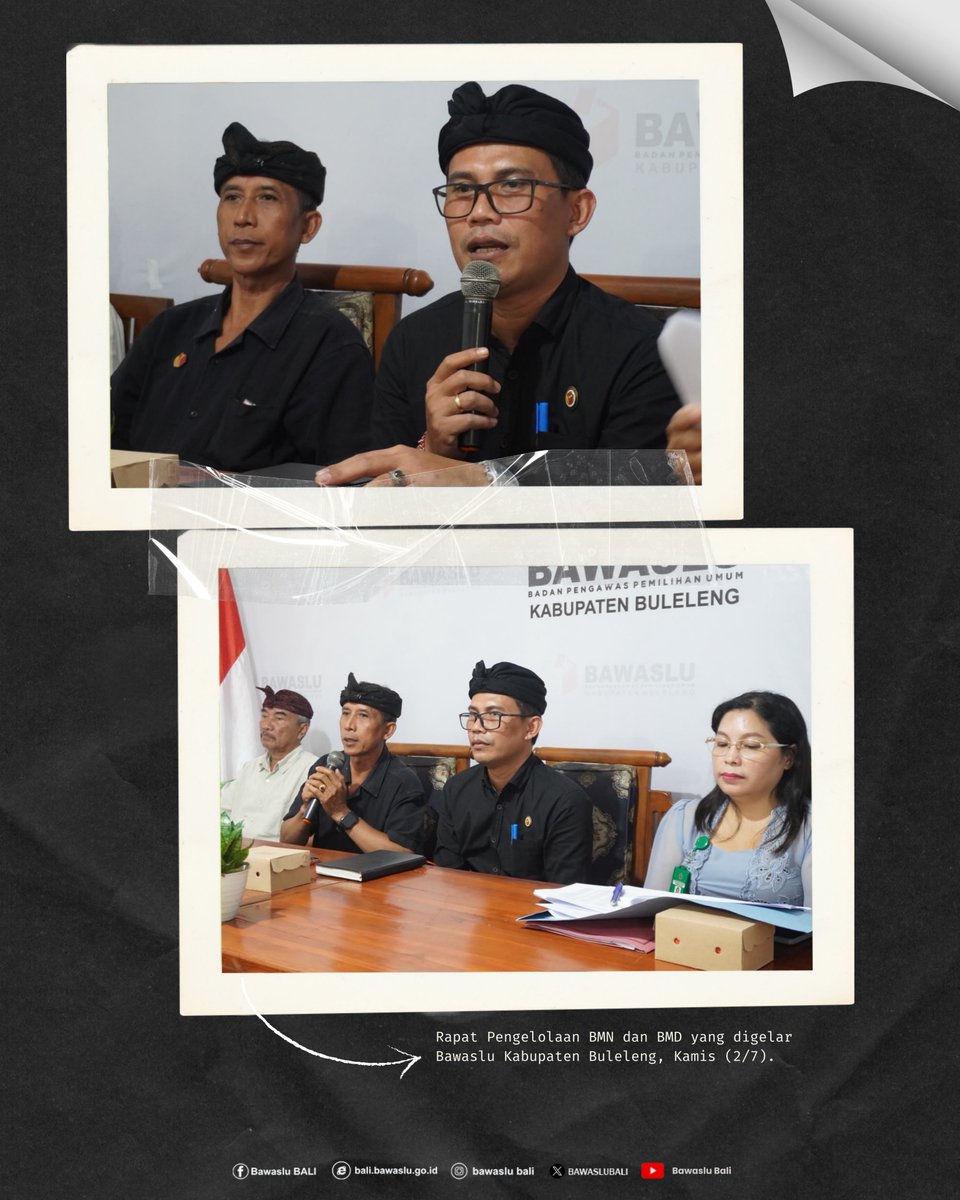 BAWASLUBALI's tweet photo. Tertib Kelola BMN dan BMD, Bawaslu Bali Dorong Penguatan Akuntabilitas Aset di Bawaslu Buleleng

Baca selengkapnya di :
https://t.co/DpupaRsuqy https://t.co/MAYK2I6IWD