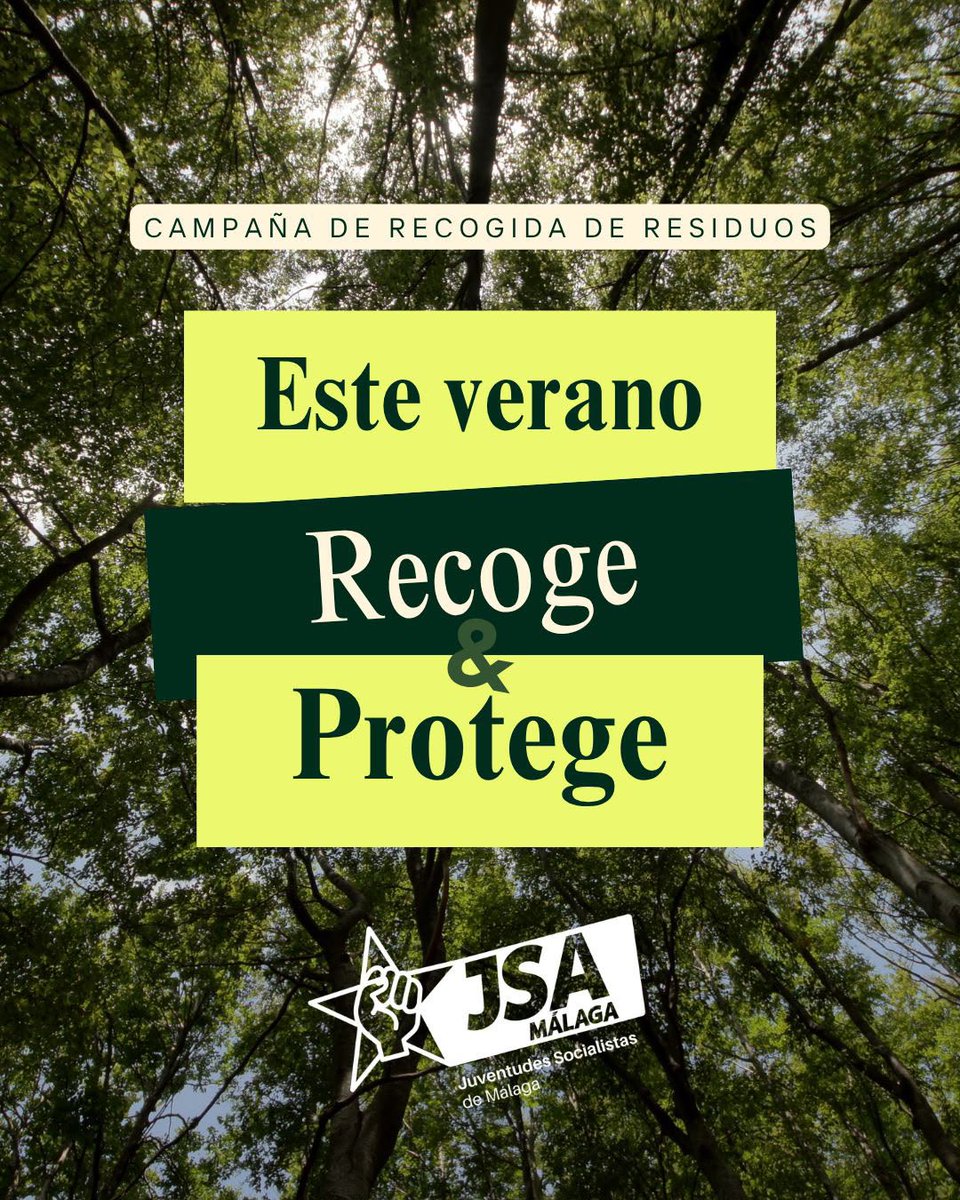 JSAMalaga's tweet photo. ✅ Las @jsamalaga presentamos la segunda edición de la campaña “Recoge y Protege”

👉🏼 Una iniciativa que consiste en la recogida de residuos de nuestras playas y parajes de interior.

🌱 Este verano disfruta, pero protege el medio ambiente.

#IlusionandoElPresente https://t.co/h2Ipqq7T3T