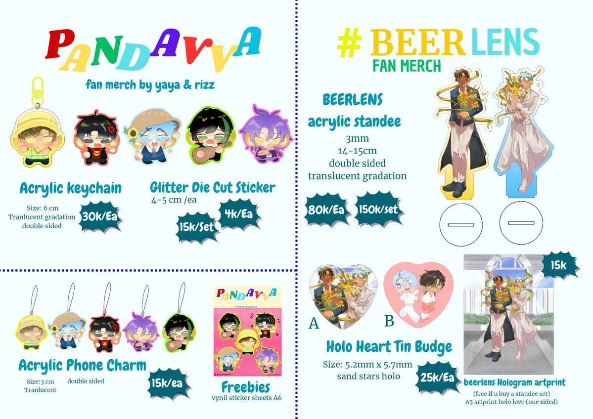 yayaaagainn's tweet photo. ✨OPEN 
PRE-ORDER MAIL ORDER FANMERCH PANDAVVA &amp; BEERLENS CATALOG✨

🗓️: 3JULY- 15JULY 2026
🔗: https://t.co/jbwc4gNoYQ
📦:  OYEN
📍 Makassar/ sulsel

(🔁 &amp; ❤ very appreciate ) https://t.co/vDptR8RqmT
