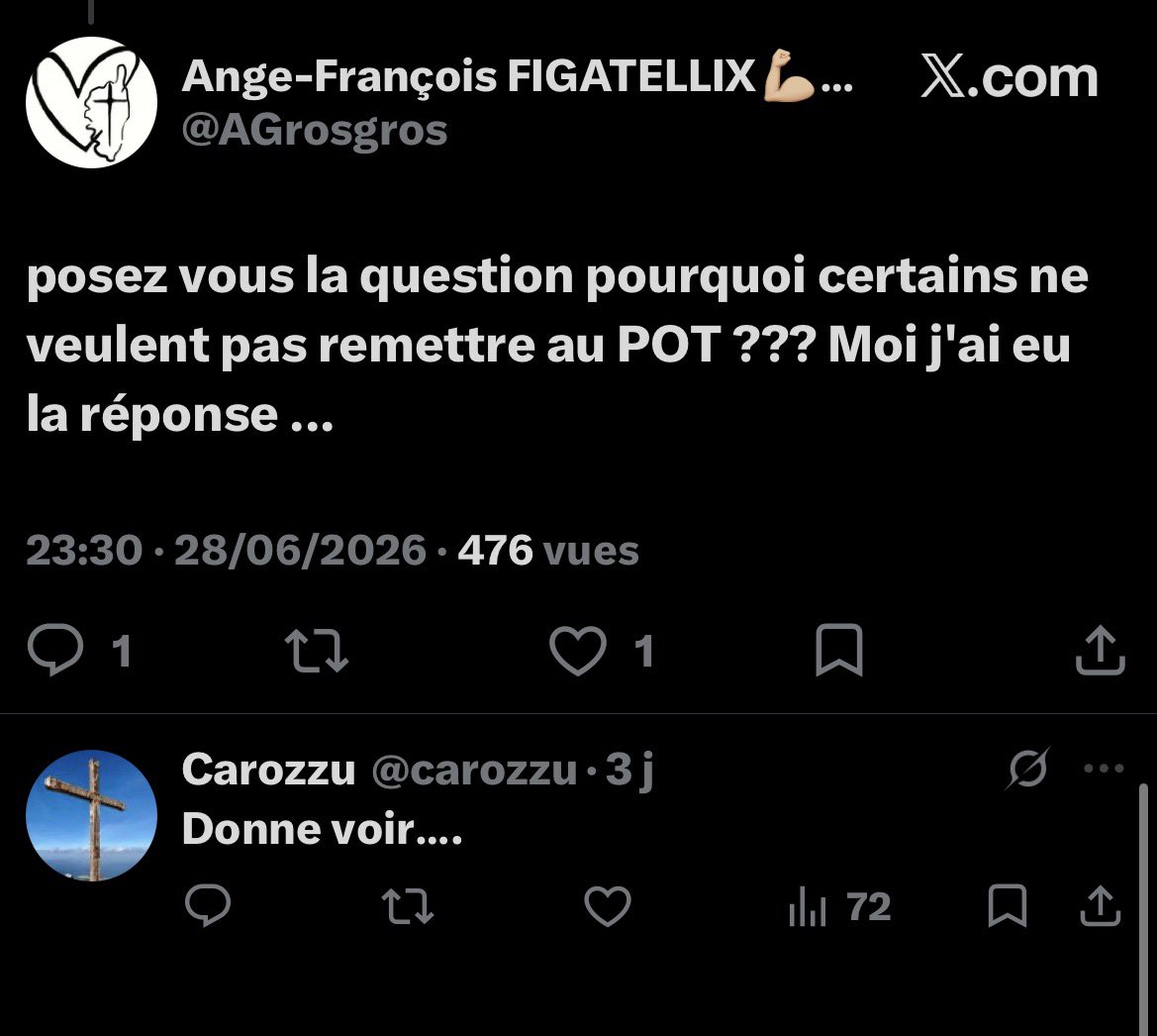 peyrelacciu's tweet photo. @AGrosgros Je cherche uniquement à rétablir la vérité. 
Si on t’écoute tu connais tout sur le club mais tu ne dis jamais rien ( que des sous-entendus ).
Serais-tu le taupe de Toubache ?🤣🤣

De plus c’est petit de se moquer de la DA du club quand on fait ses montages avec chat gpt… https://t.co/H5KYCwDC7h
