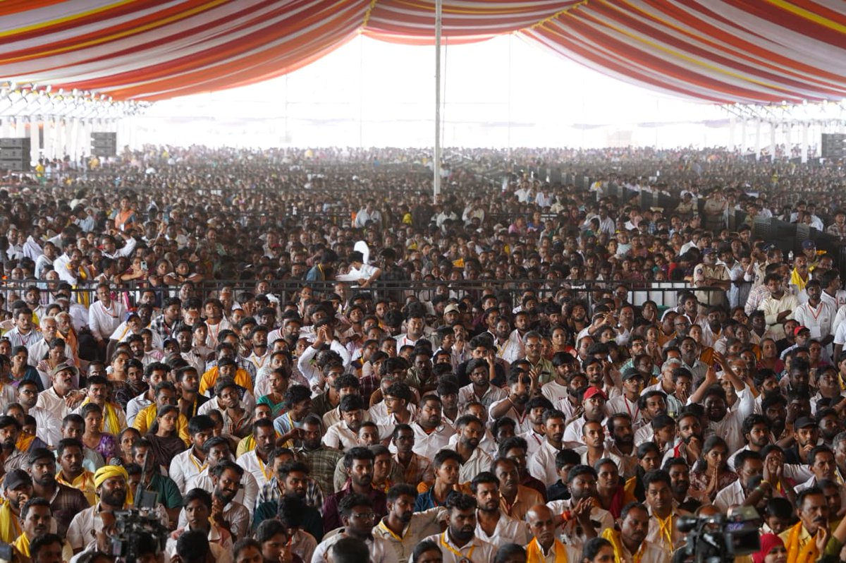 PemmasaniOnX's tweet photo. A New Era for Rural India: Groundwork Officially Laid for Viksit Gram & Viksit Bharat!

​Honored to join Hon’ble CM Shri @ncbn Garu, Hon’ble Deputy CM Shri @PawanKalyan Garu, Hon’ble Union Minister Shri @ChouhanShivraj Ji, and colleague MoS Shri @kamleshpassi67 Ji at Mangampeta Village, Tirupati, for the historic nationwide launch of the VB-G RAM G Mission.

​Under the visionary leadership of Hon’ble PM Shri @narendramodi Ji, this landmark initiative will transform rural India by strengthening employment guarantees, building durable community assets, ensuring water security, and uplifting our farmers, youth, and SHGs.

By turning villages self-reliant, VB-G RAM G is laying the strongest foundation for a prosperous, developed nation.

ग्रामीण भारत के लिए एक नया युग: विकसित ग्राम और विकसित भारत की अधिकारिक शुरुआत!

​माननीय मुख्यमंत्री श्री एन. चंद्रबाबू नायडू गारू, माननीय उपमुख्यमंत्री श्री पवन कल्याण गारू, माननीय केंद्रीय मंत्री श्री शिवराज सिंह चौहान जी और साथी राज्य मंत्री श्री कमलेश पासवान जी के साथ तिरुपति के मंगमपेटा गांव में ऐतिहासिक 'VB-G RAM G मिशन' के राष्ट्रव्यापी शुभारंभ में शामिल होने का सौभाग्य मिला।

​माननीय प्रधानमंत्री श्री नरेंद्र मोदी जी के दूरदर्शी नेतृत्व में, यह ऐतिहासिक पहल रोजगार गारंटी को मजबूत करके, स्थायी सामुदायिक संपत्तियों का निर्माण करके, जल सुरक्षा सुनिश्चित करके और हमारे किसानों, युवाओं व स्वयं सहायता समूहों (SHGs) को सशक्त बनाकर ग्रामीण भारत की तस्वीर बदलेगी।

​गांवों को आत्मनिर्भर बनाकर, VB-G RAM G एक समृद्ध और विकसित राष्ट्र के निर्माण के लिए सबसे मजबूत नींव रख रहा है।