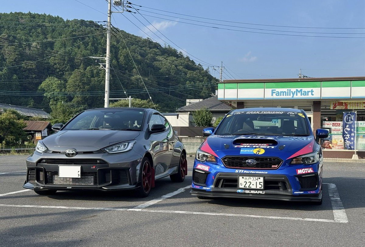 これを見た人は無言で去年の7月の画像を貼る ドライブ先にて偶然
