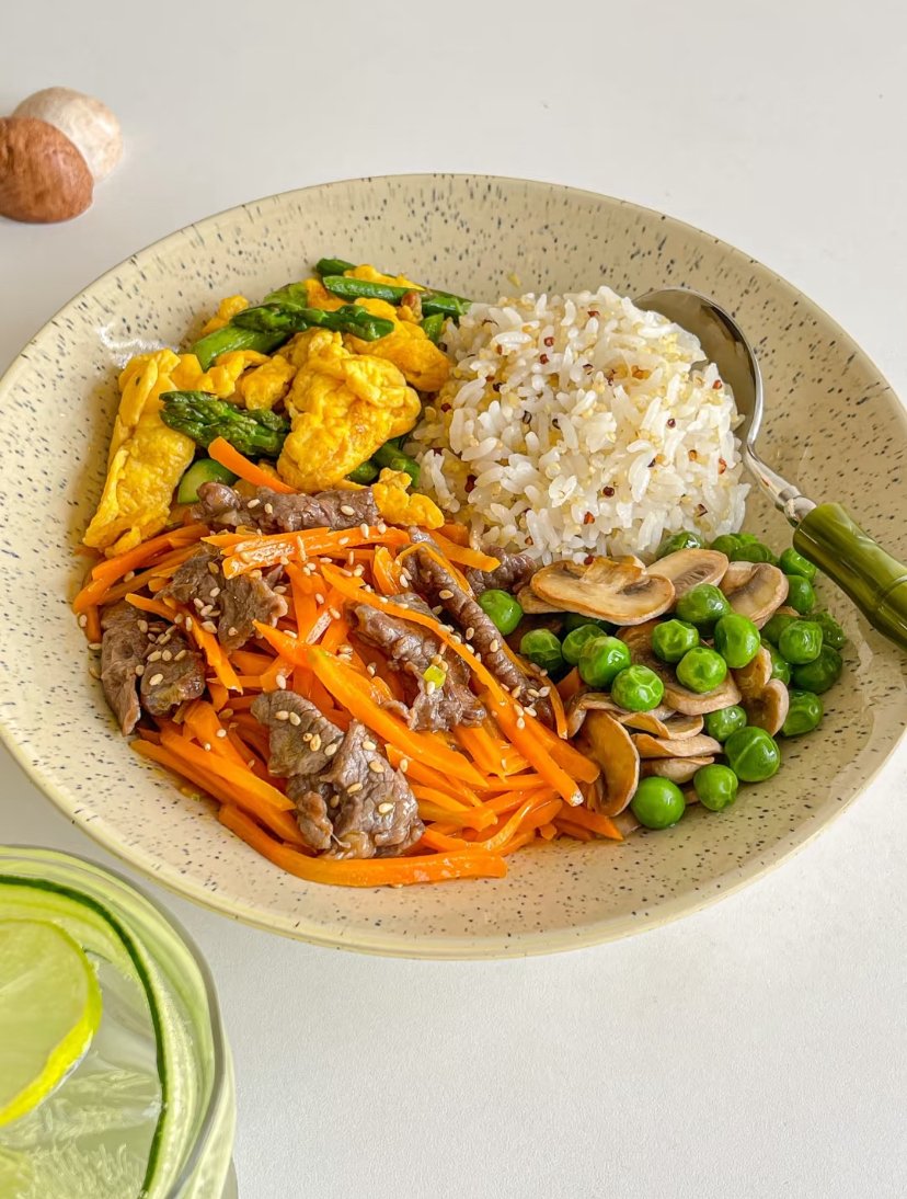 VillagranaYanet's tweet photo. [Fuel your day light u0026 healthy with our quick veggie quinoa bowl! Packed with protein, fiber and zero guilt. Perfect for your fat loss journey ]， https://t.co/NBLjlJsKeT