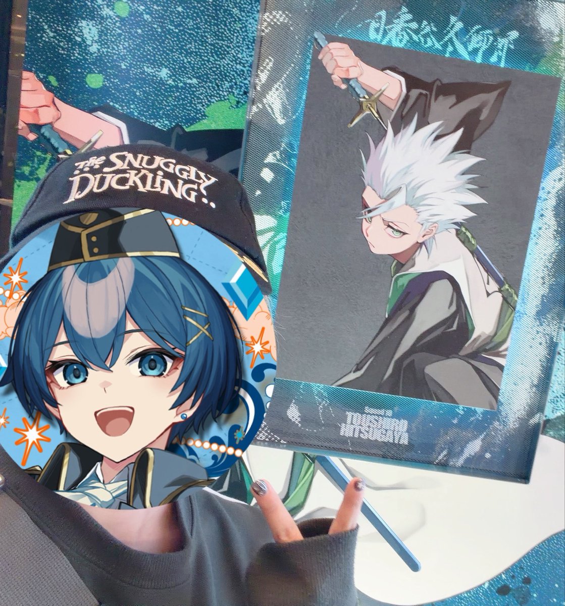 Tigusa_voice's tweet photo. LAMちゃにご招待いただき、BLEACHコラボの展示行かせていただいた〜‼️

良良良の良すぎてパシャリまくってた😭

推しﾄﾞﾄﾞカッコ良すぎた…😌🙏❄️
#BLEACHLAM https://t.co/ymEKJauTY4