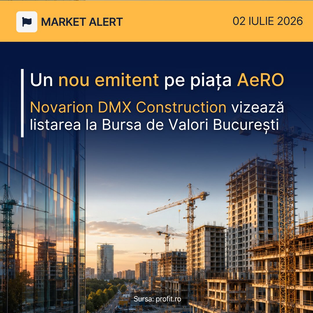 SSIFGoldring's tweet photo. 📈 Novarion DMX Construction, companie sibiană activă în construcții și antrepriză generală, a primit aprobarea ASF pentru documentația aferentă unei oferte publice de listare pe piața AeRO a BVB. 

📊 Compania are 11 ani de experiență, un portofoliu de 150.000 mp construiți, venituri totale de 83,29 milioane lei și profit brut de 8,77 milioane lei anul trecut. Activitatea este împărțită între dezvoltări imobiliare rezidențiale și hoteliere, construcții utilitare și lucrări publice. 

💶 Printre proiecte se află „The Lake Home” din Sibiu, cu lucrări de peste 20 milioane euro, dar și proiecte publice finanțate prin PNRR și ADR în Sibiu, Brașov și Harghita. Compania intenționează să deruleze un plasament privat de acțiuni pentru o majorare de capital, în vederea finanțării capitalului de lucru aferent viitoarelor etape de dezvoltare. 

📌Sursa: profit. ro