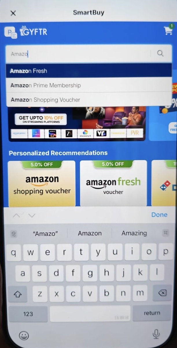 Prat226's tweet photo. Looks like with the #hdfc devaluation, Amazon Pay also gone from #smartbuy  hopefully a short time bug not a permanent removal. 
#ccgeek https://t.co/xrA9MuOkj6