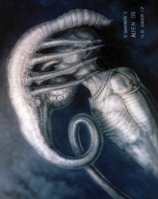 ATRightMovies's tweet photo. Some of H. R. Giger's stunning concept art for ALIEN (1979). https://t.co/HbtbatWrKs