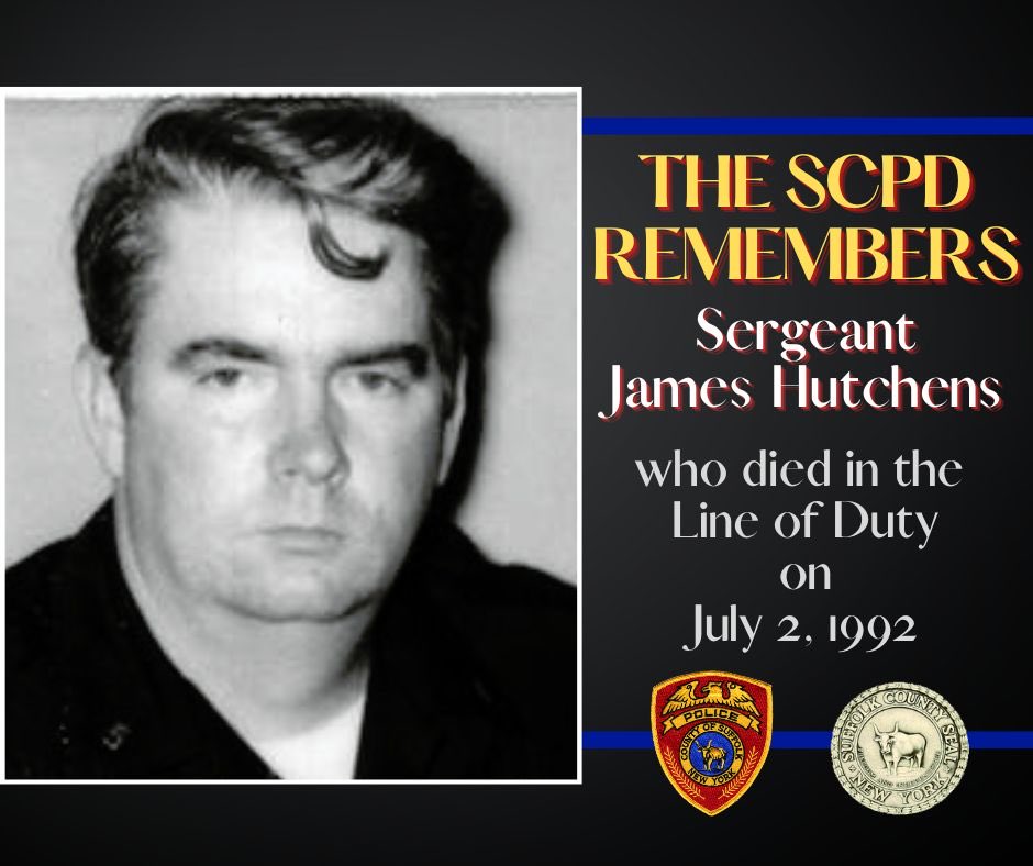 SCPDHq's tweet photo. Sgt James Hutchens was working on July 2, 1992 in the radio shop garage where he was exposed to lethal levels of CO when a vehicle was inadvertently left running in the shop. The accumulation of fumes proved fatal to Sgt Hutchens. Sgt Hutchens was survived by his wife and son. https://t.co/GlFhS102Tv