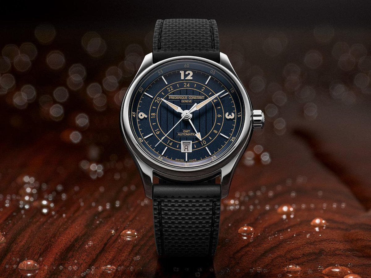 time_watches's tweet photo. Frederique Constant introduces the Classics Runabout Automatic GMT, continuing its partnership with the Riva Historical Society. The 42 mm steel model is available in two limited editions, brown or blue. Read more: https://t.co/NMhalxT1ZQ https://t.co/lhSGIyuxAM