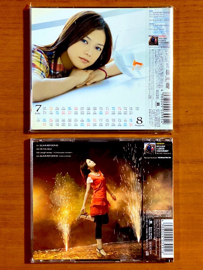 本日で発売から18年！ 2008年7月2日 発売 【SUMMER SONG/YUI】 告知