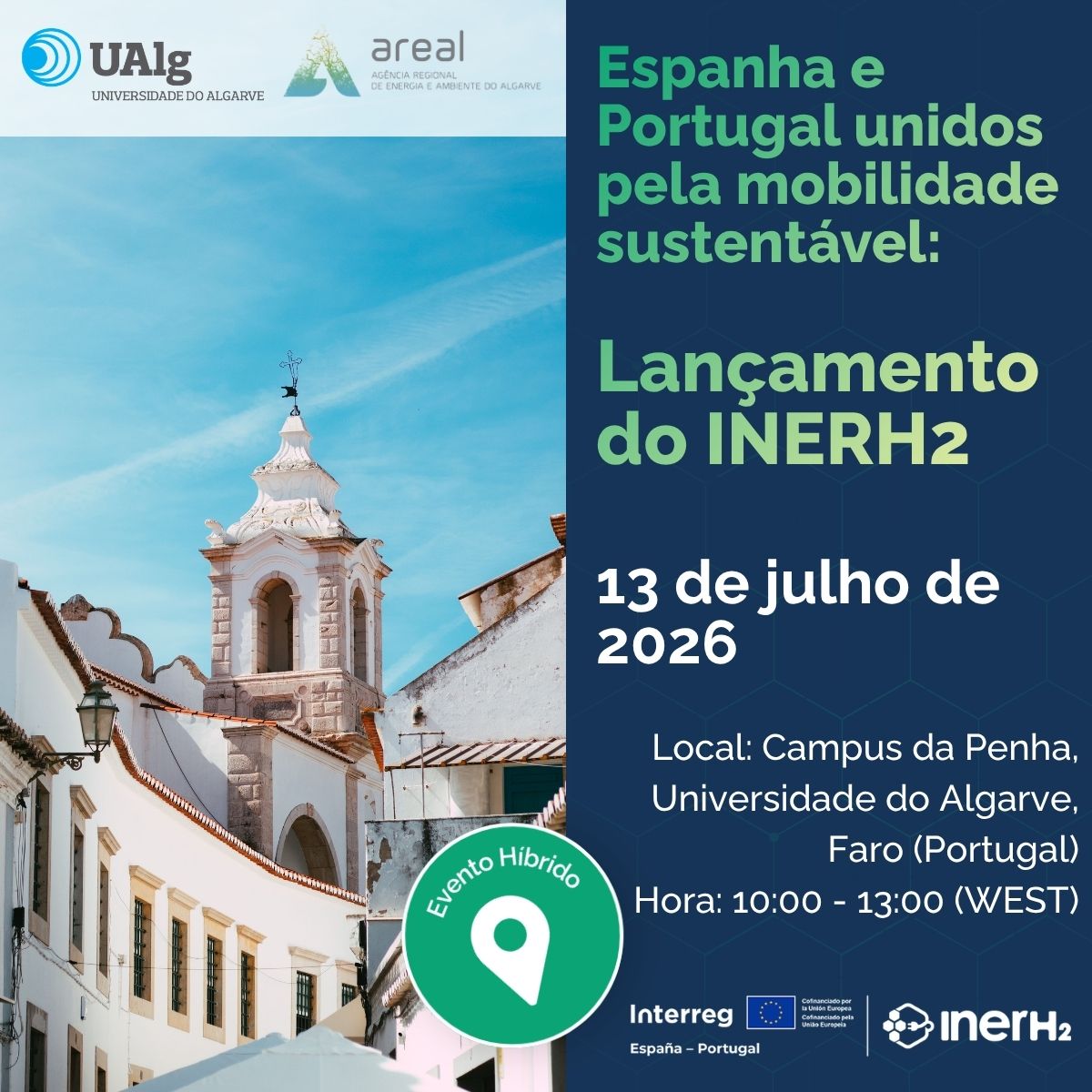 inerh2eu's tweet photo. 💡Espanha e Portugal unem-se pela mobilidade sustentável.

📅13 julho | 10:00–13:00 WEST
📍Faro-Híbrido

Participe no evento de lançamento do projeto #INERH2, centrado no hidrogénio verde e nas infraestruturas de carregamento elétrico.

👇Agenda/Inscrição: https://t.co/eZGf14iIXq https://t.co/6SoULOEtk9