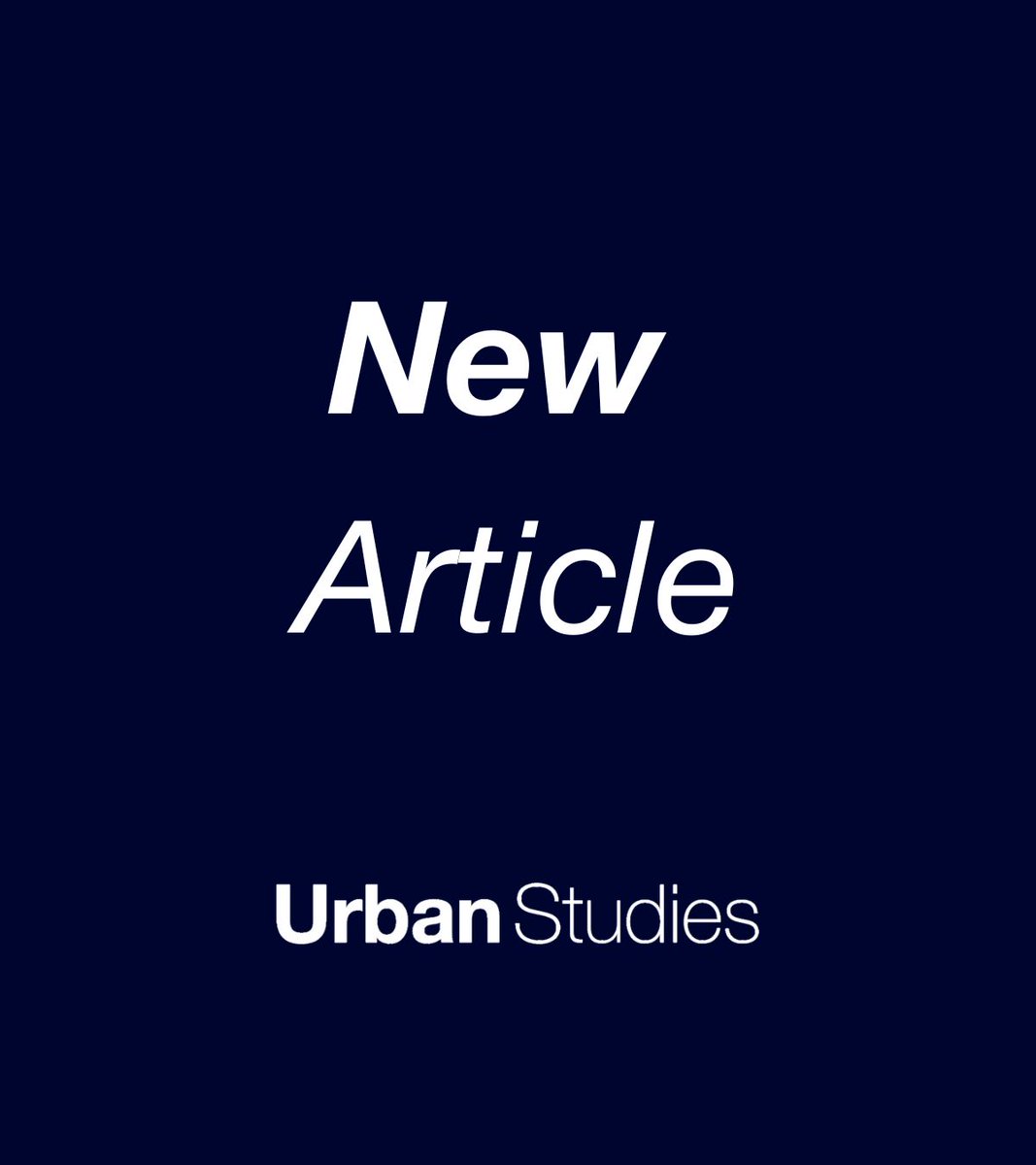 USJ_online's tweet photo. 🔓️ NEW in #UrbanStudies

✍️ Cai and Tan argue that the relationship between #transit and #neighborhood change can vary across different zones and time periods within the urban area served by a transit line. 

📖 https://t.co/yAQ7d8teHK https://t.co/Zvmws9gvrE