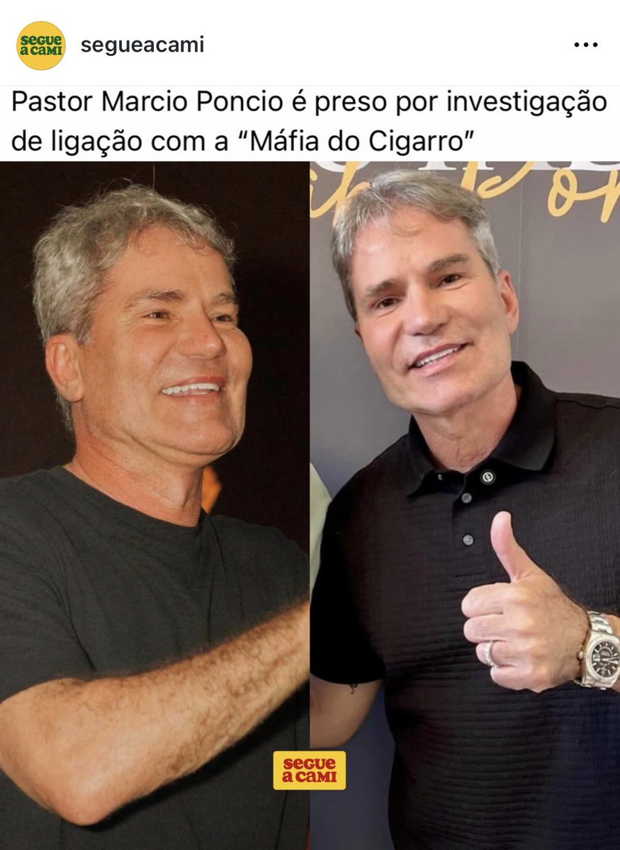 acostumadinha's tweet photo. as palavras pastor, preso, mafia e cigarro na mesma frase não estão na biblia https://t.co/ehylBrEqQq