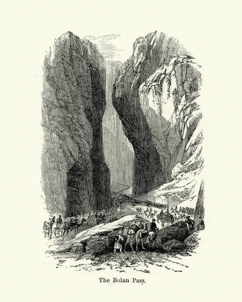 samaayein's tweet photo. Vintage engraving of the Bolan Pass, 19th Century. The Bolan Pass is a mountain pass through the Toba Kakar Range of Balochistan province in western Pakistan, 120 km (75 mi) from the Afghanistan border.
#باید_برخاست 
#MéxicoVsEcuador 
#Madımak 
#استحکام_کی_ضمانت_عاصم_منیر https://t.co/nnCMqkCIV6