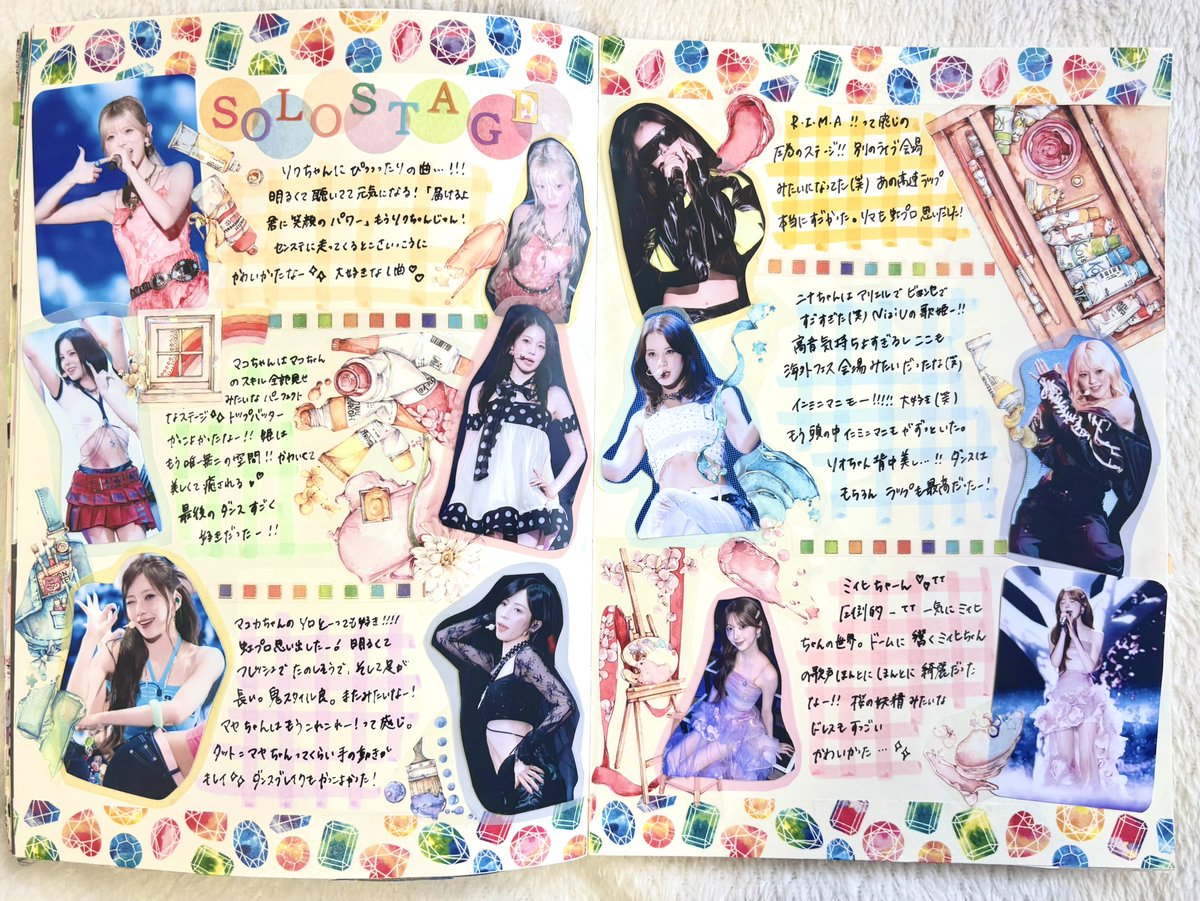 ruimiiriku's tweet photo. 🌈NiziU日記🌈🍿6月🍿⸝⋆

３年半ぶりのドームツアー！！
みんな輝いてたなー！✨
7月はベストアルバムの活動期🥹
リオちゃんの分も盛り上げていくぞ〜！🩵
7月も楽しく応援出来ますように🌈

#NiziU日記 #るいるい日記 https://t.co/H0Vqz859uH