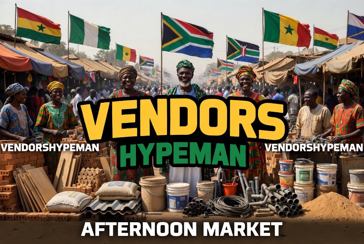 VendorsHypeman's tweet photo. ATTENTION VENDORS 🚦
Afternoon traffic has started.

🍛 Food vendors
👗 Fashion vendors
💄 Beauty vendors
📱 Gadget vendors
🏠 Service providers
This space is for you.
Quote this post or DROP one clear photo of your product &amp; tell us why we should buy from you today. https://t.co/Dmo78aAMWV